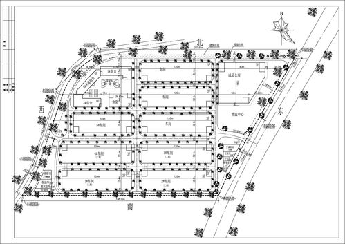 食品廠廠區(qū)廠房綜合規(guī)劃總圖鳥瞰圖設(shè)計