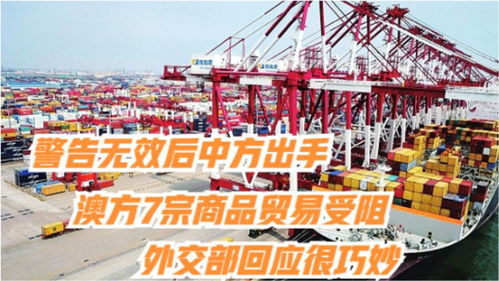 警告無效后中方依法反制，澳方七類商品對華出口受挫，外交部闡明貿易管理立場